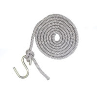 Corde & crochet pour hamac chaise gris